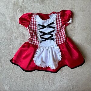 Spirit Red and White Kids Costume Dress 6-12M